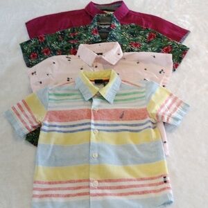 Nautica mix brands kids short sleeve shirts